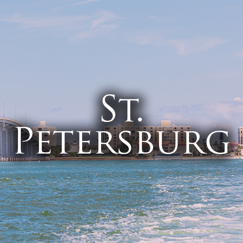 St. Petersburg as seen from on a boat